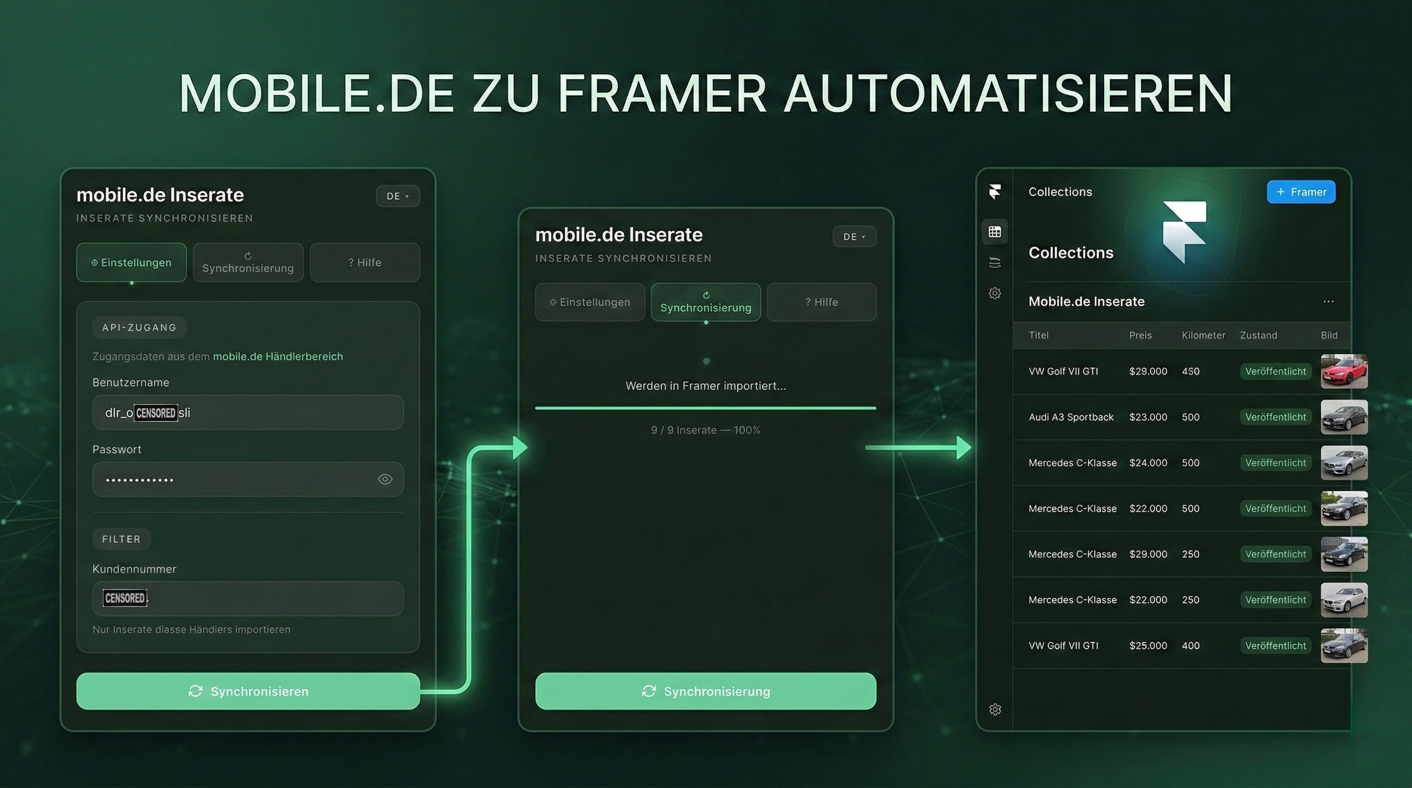 Mobile.de Framer Plugin